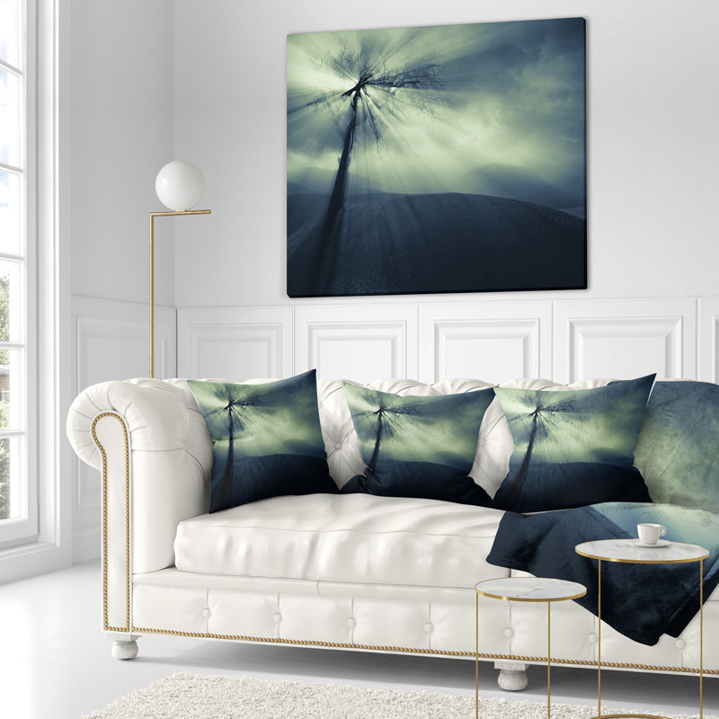 « seascape deading tree » dans l’oreiller mystérieux, 16 po x 1 po, Coussin décoratif