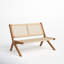 Kismet 45.47'' Folding Outdoor Bench-60155229-60155227