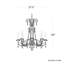 Helenia 8 Light 31.5in x 34in Chandelier in Heirloom Silver with Clear Heritage Handcut Crystals-376736418