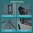 30"W X 72"H Fold Frameless Shower Door With Tempered Glass, Matte Black-119845630