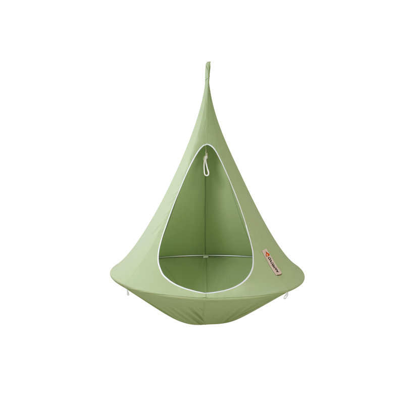 Hamac suspendu Cacoon Pod Vivere Saffo, Vert feuille, H 60 po x l 60 po x P 60 po
