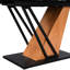 61.07 46.46  Inch Extendable Desk, Surface, Strong Metal Frame, Modern Style Table With Option, And Metal, For Various Spaces