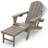 Adjustable Adirondack Chair With Retractable Ottoman Set Of 2-1549723435