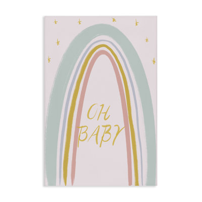 Oh Baby Rainbow Canvas, design by Lucille Price