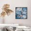 «Abstract Blue Geode VI», reproduction d'art moderne sans cadre-1360104312