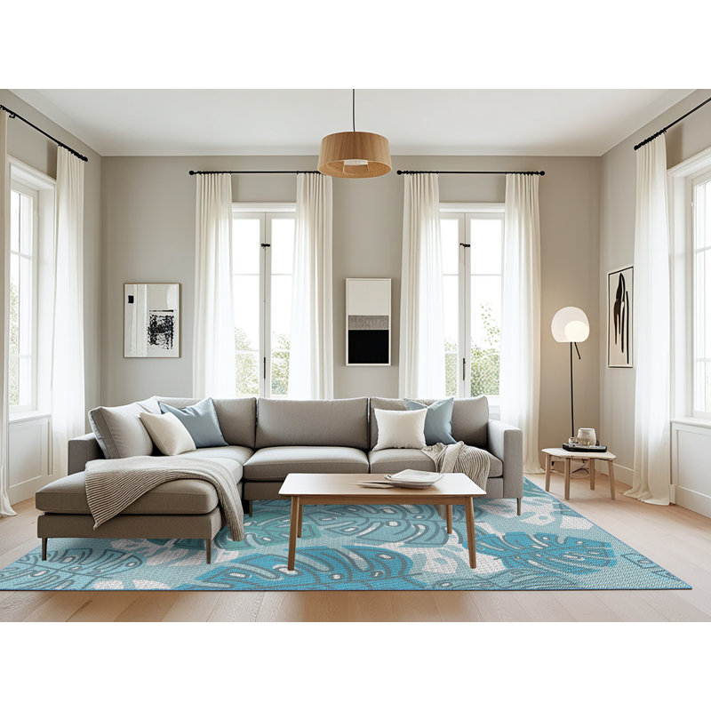 Tapis bleu Alcorn, Rectangle 8 pi x 12 pi