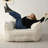Teddy 43" Boucle Upholstered Bean Bag Couch For Adults and Kids-164063485