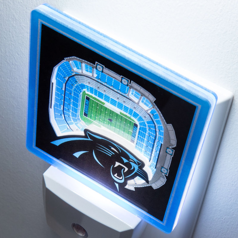 Carolina Panthers Stadium View Night Light