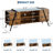 TV Stand, With Adjustable Open Shelves And Slanted Metal Legs-433129727-433129724
