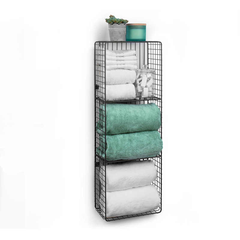 Dickens Metal Wall Organizer with Wall Baskets