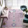 Bodrum Tribal Native Pink Area Rug