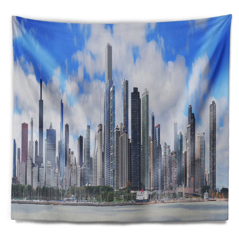 Polyester Tapestry, 50" H x 60" W