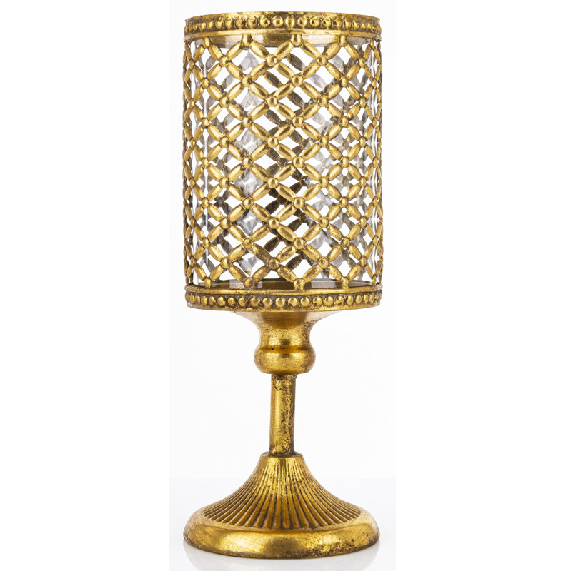 Jetmore Tabletop Candelabra and Candlestick, 34cm H x 13cm W x 13cm D