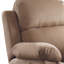 Fauteuil inclinable brun avec accoudoirs coussinés