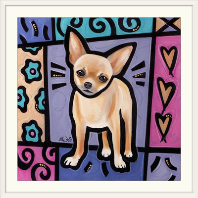 «Dunadry Chihuahua Pop Art» par Eric Waugh - impression d'art graphique