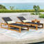 Chaises longues inclinables MIA