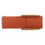 Chaise longue inclinable avec coussins 78,75 po Strausbaugh-535219480