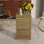 Table de bout en C brun