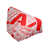 Red Polyester Blend selected