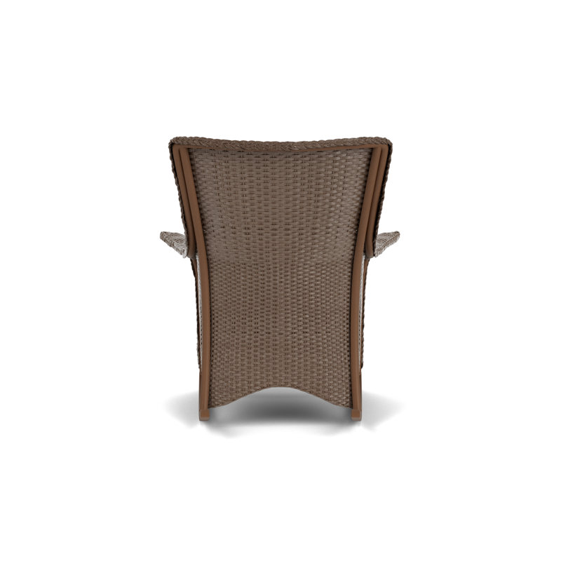 Mandalay Outdoor Rocker Chair, Bark, Hansen Sky