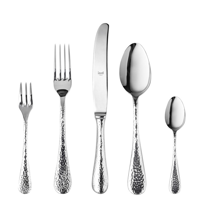 Epoque 30 - Piece Stainless Steel Flatware Set - Service for 6, Silver