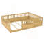 Lit double pour enfant en bois massif Montessori