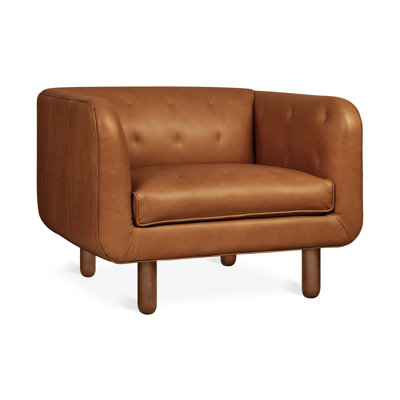 Beaconsfield Chair Canyon Whiskey Leather Walnut