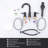Widespread 2-handle Bathroom Faucet with Drain Assembly-117204185