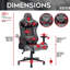 Fauteuil de jeu ergonomique Sport XL
