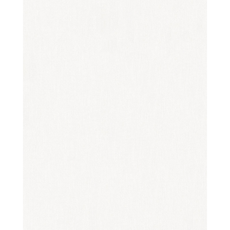 Kristyna Plain Linen Texture Design 10m x 53cm Wallpaper Roll, White
