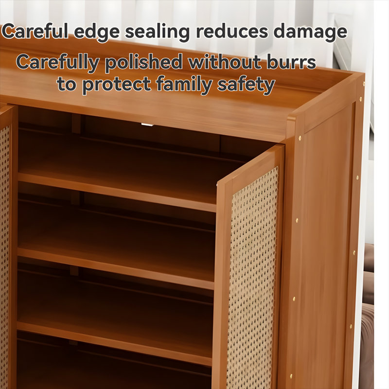 Household Large Capacity Multi Layer Bamboo Shoe Rack - Simple And Stable, Space Saving