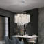 Modern Silver Tree Branch Crystal Chandelier, 23.62", G9 (No Bulb)