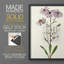 Mauve Garden Flowers III, reproduction encadrée - bois massif-340909464-340909467