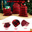 Ensemble de 6 sacs-cadeaux de Noël en tissu avec cordon 19 po x 14,5 po Sacs de Noël réutilisables Ensemble de sacs-cadeaux pour Noël