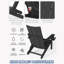 Chaise Adirondack pliante en plastique Claunch Gorge Club