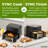 Dual Zone Air Fryer Oven, 11QT. Capacity with Divider 2 Independent Cook Zones, Dishwasher Safe Basket, 10 Preset Functions, 1600-Watts, with Recipe Booklet, Black