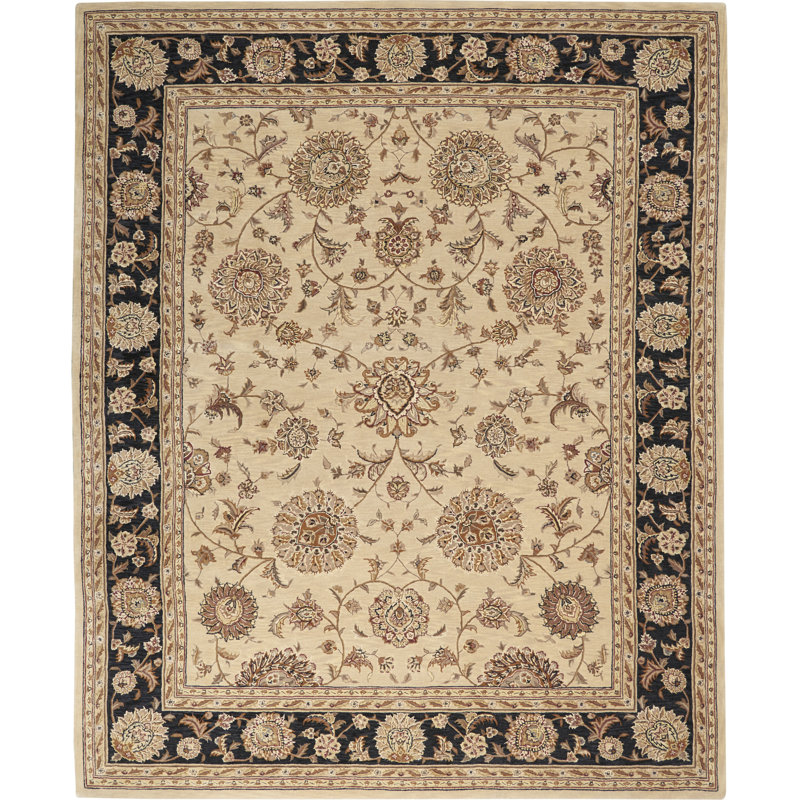 Deguzman Wool Oriental Indoor Rug, Rectangle 7'9" x 9'9"