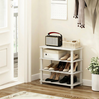 9 Pair Stackable Shoe Rack