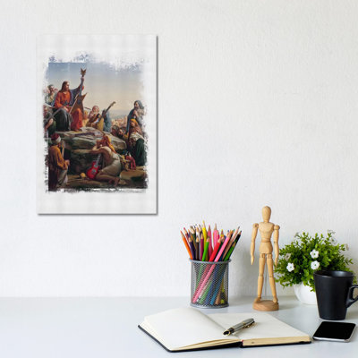 Jesus Rocks by José Luis Guerrero - Wrapped Canvas Painting