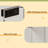 Full Size Bunk Bed With Twin Size, LED Light And Charging Socket-1303940080
