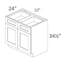 Armoire de base Shaker-82525204