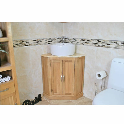 Delossantos 550mm Single Bathroom Vanity with Vessel Ceramic Basin