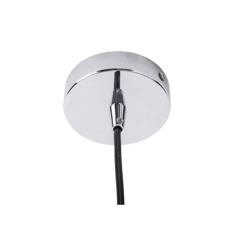 Posh 1 - Light Teardrop Pendant, Chrome/Black, Grey