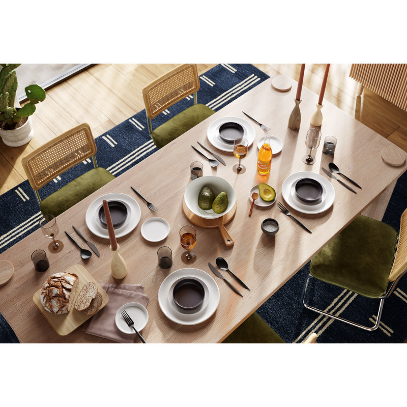 Borgen Piece Stoneware Dinnerware Set, Adriatic