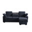 Ensemble de canapé modulaire multi-fonctionnel avec plateau porte-gobelet amovible, chaise de rangement intégrée et dossiers réglables-1567100707
