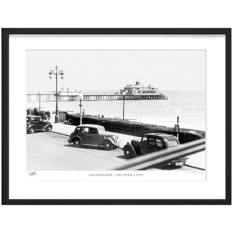 Eastbourne, The Pier C1955 by Francis Frith - Single Picture Frame Print, 60cm H x 80cm W x 2.3cm D