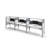 Pro-Biz Triple Side-by-Side Workstation with 6 Privacy Panels (Per Workstation) Benching Desks-18375422