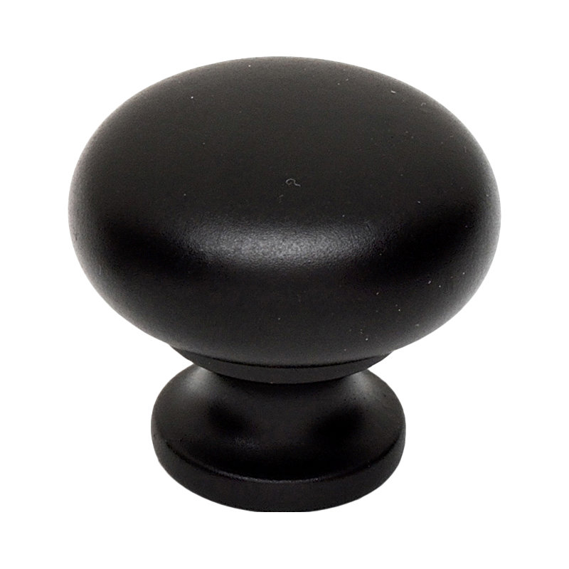 Mushroom Knob, Matte Black