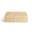 Boîte décorative rayée Dilan Bone-261069064