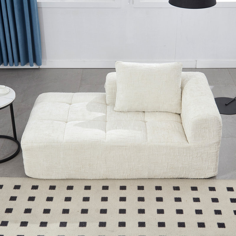 Canapé en chenille, canapé-lit modulaire minimaliste